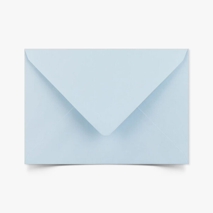 Envelope para convites de Batizado - Azul Claro