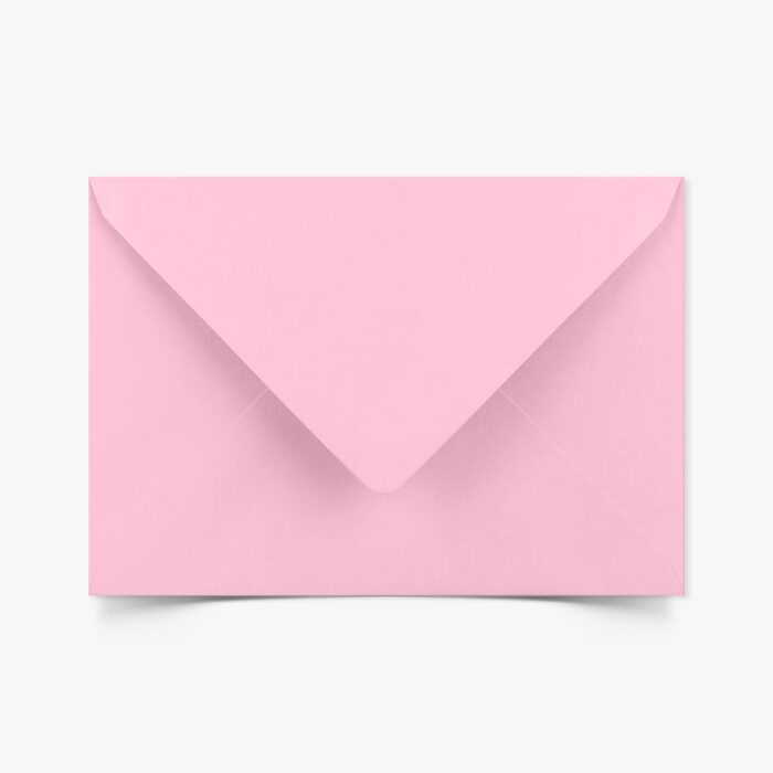 Envelope para convites de Batizado - Rosa Claro